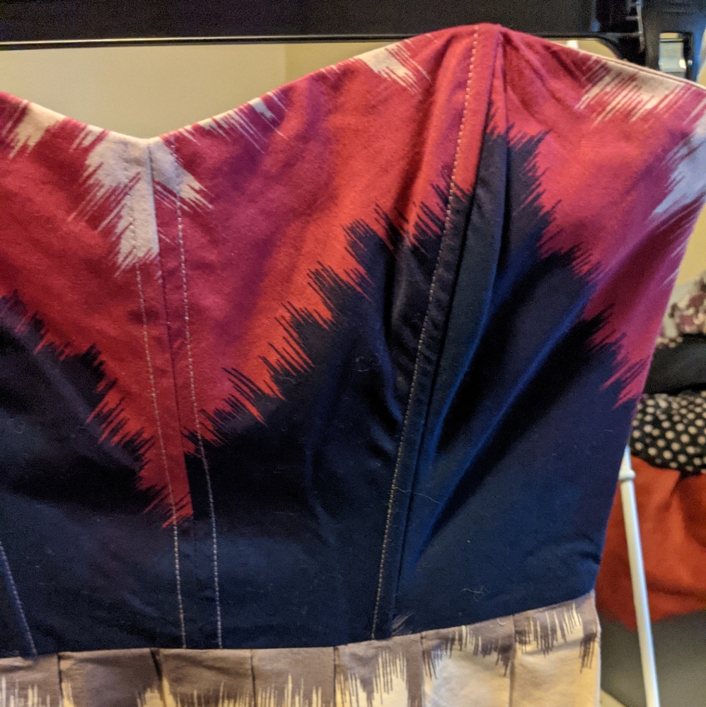 DONATED: Anthropologie Color Dipped Dress - Picture 5 of 10